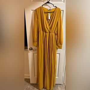 Mustard color Baltic born dress